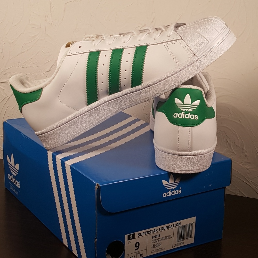 ADIDAS SUPERSTAR SHOES MEN'S SIZE 8 - Picture 7 of 8